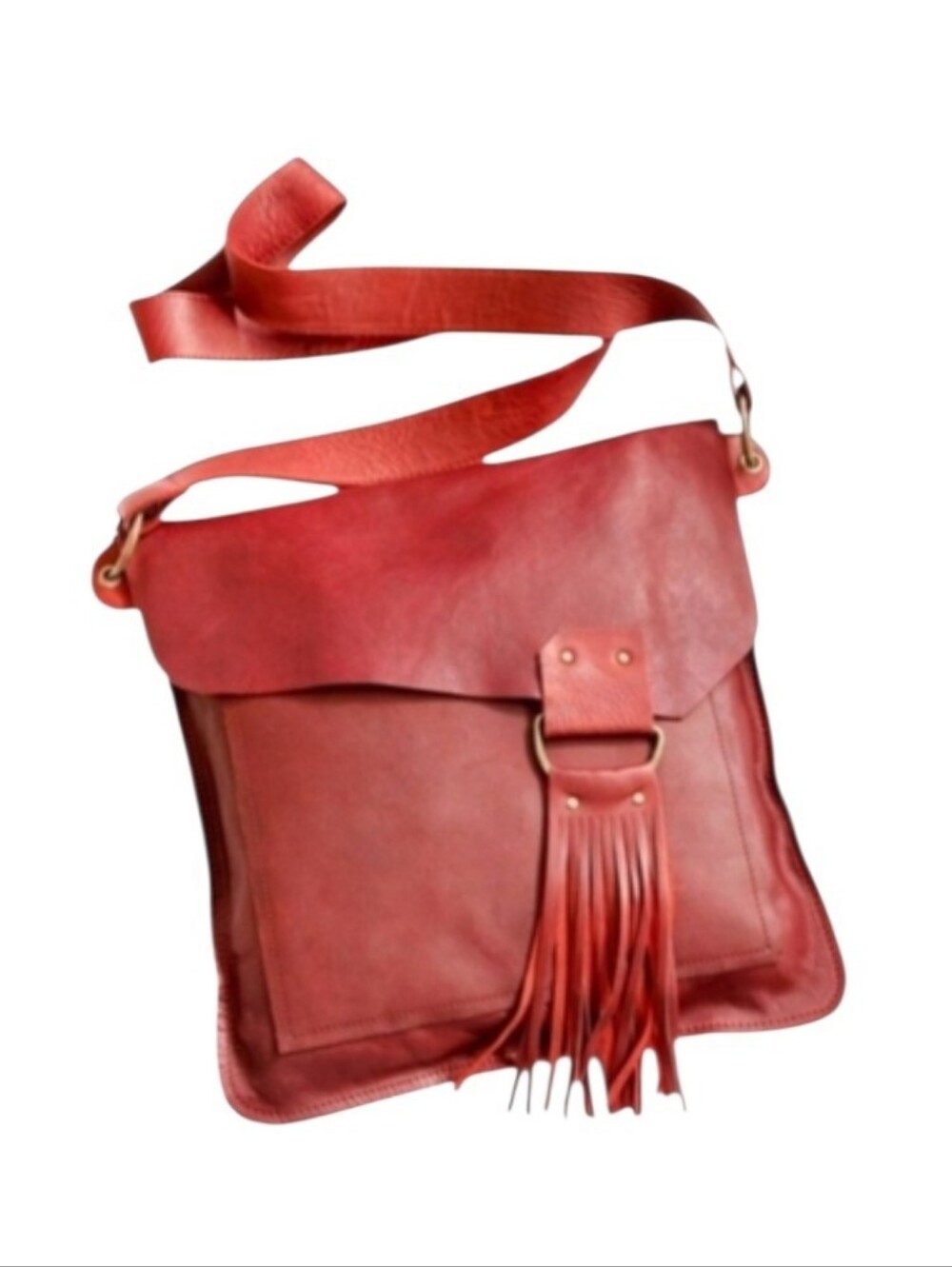 Lisa Leonard Boho Artisan Leather Bag